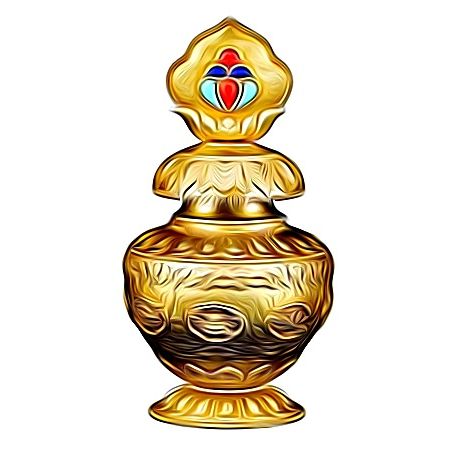 symbole urne de sagesse bouddiste